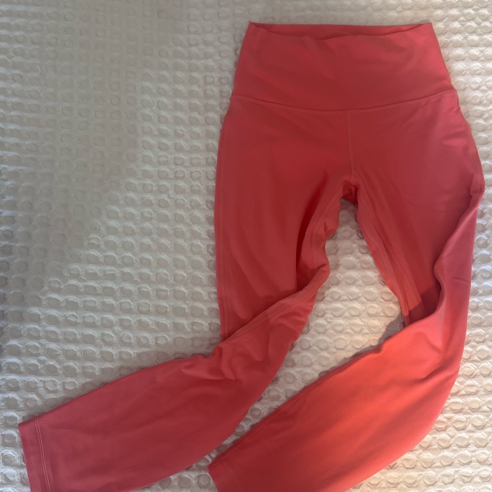lululemon athletica double lined align 25” pink Leggings